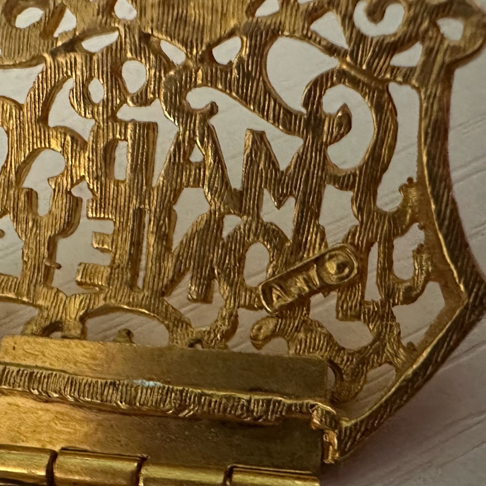 Vtg Mad Money Locket Necklace - Picture 5 of 11